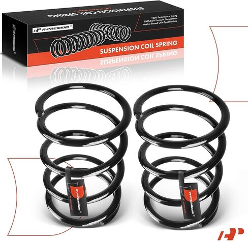 A-Premium 2Pcs Front Suspension Coil Spring Set Compatible with Honda CR-V CRV 2002 2003 2004 2005 2006 2.4L, Driver and Passenger Side, Replace# 5140159A034, 5140159A904 in Saudi Arabia