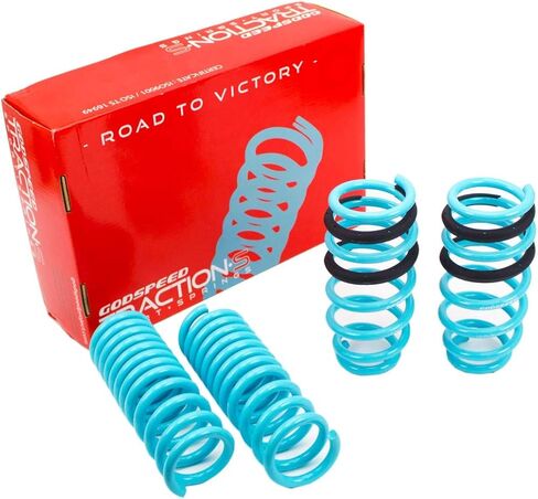Godspeed LS-TS-DE-0003-C TRACTION SPRINGS SPRINGS لـ DODGE ARCHER R/T SRT (LD) RWD W/O NIVOMAT 2015-21 in Saudi Arabia
