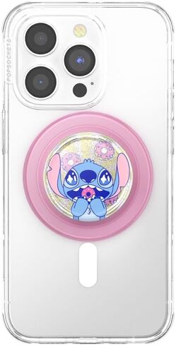 ​​​​PopSockets Phone Grip with Expanding Kickstand, Disney Stitch - Glitter Angel Kisses in Saudi Arabia