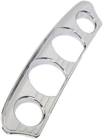 5pcs دراجة نارية Chrome chrome Inner Fairing Tri-Line Gauge Stereo Trims Panel for Harley Street Glide Tri Glide in Saudi Arabia