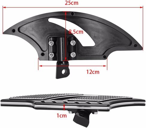 Flame Type Rear Pedals Front and Rear Pedals Motorcycle Accessories for Harley 883 XL1200 48 in Saudi Arabia