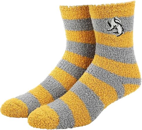Bioworld Harry Potter Hufflepuff Badger Adult Chenille Crew Socks in Saudi Arabia