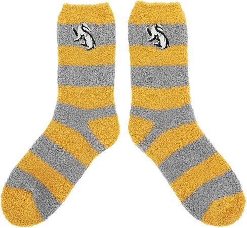 Bioworld Harry Potter Hufflepuff Badger Adult Chenille Crew Socks in Saudi Arabia
