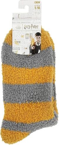 Bioworld Harry Potter Hufflepuff Badger Adult Chenille Crew Socks in Saudi Arabia