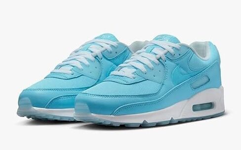 Nike AIR MAX 90 Mens – (Blue Chill/White/Blue Chill) - 8.5 in Saudi Arabia