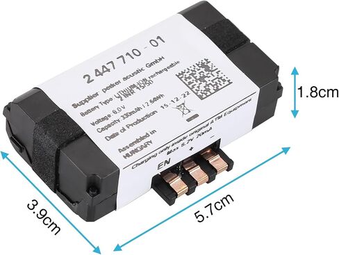 84102447710 Emergency Battery,330mah Portable Car Battery Compatible with BMW F20 F30 F31 F45 F46 G20 G21 G30 X1 F48 X2 F39 X3 F25 X4 F26 X5 X6 X7 in Saudi Arabia