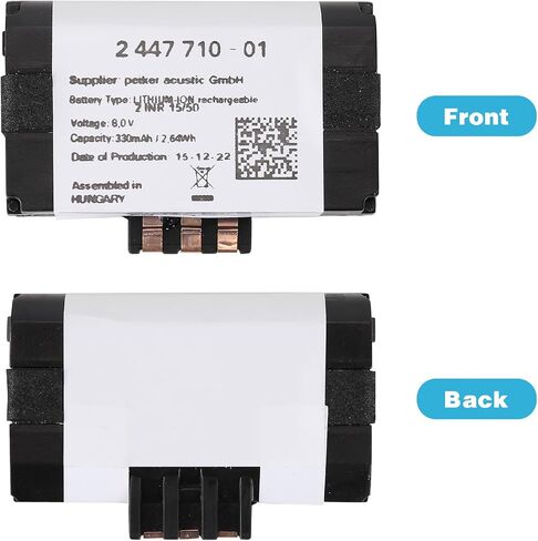 84102447710 Emergency Battery,330mah Portable Car Battery Compatible with BMW F20 F30 F31 F45 F46 G20 G21 G30 X1 F48 X2 F39 X3 F25 X4 F26 X5 X6 X7 in Saudi Arabia