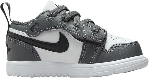 Jordan 1 أحذية Baby Baby/Toddler Low (DR9747-152 ، اللون الأبيض/الحديد الرمادي/الأسود) in Saudi Arabia