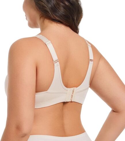 TELIMUSSTO Women's Sports Bra Wirefree Full Coverage Plus Size Comfort Non Padded Bra for Women in Kuwait