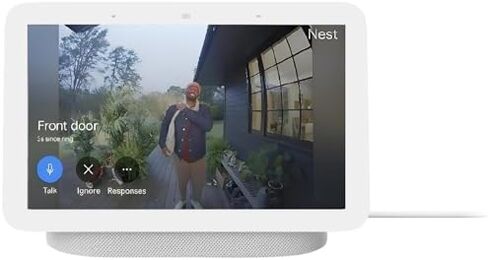 Google Nest Hub (الجيل الثاني) شاشة مقاس 7 بوصات، الجيل الثاني (Slate)، GA01331-INTL in Kuwait