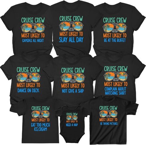 Family Cruise Shirts 2025, Family Vacation Shirt 2025, Friends Cruise Squad Shirts, Beach Trip, Birthday Cruise T-Shirt in Kuwait
