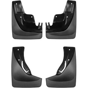 WeatherTech Custom No Drill Splash Guard MudFlaps for Jeep Grand Cherokee - Front & Rear Set (110058-120058), Black in Kuwait