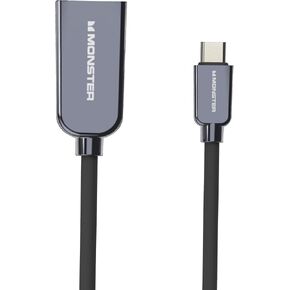 Monster USB Type-C Plug to HDMI to 4K HDMI Plug Cable, 5.9FT in Kuwait