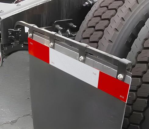 Straight Bar Type Mud Flap Hangers for Semi Trucks Square Steel Mudflap Hangers in Kuwait