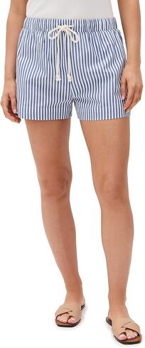 perfectwhitetee Women's Riley Woven Striped Shorts in Saudi Arabia