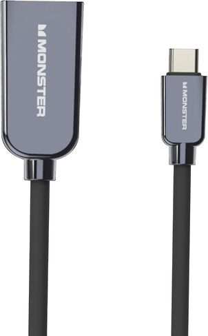 Monster USB Type-C Plug to HDMI to 4K HDMI Plug Cable, 5.9FT in Kuwait