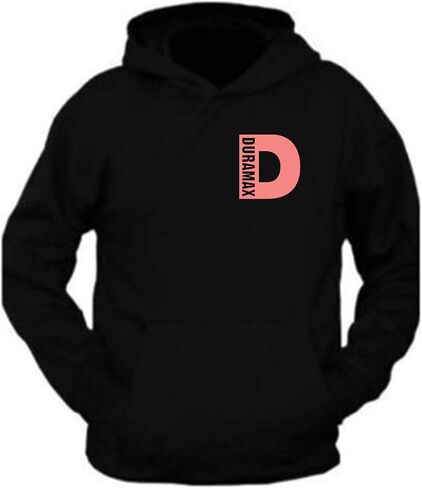 Duramax Pocket Design Color Black Hoodie Hooded Sweatshirt S-3XL in Saudi Arabia