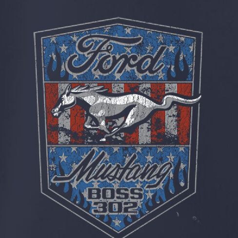 Wild Bobby Ford Mustang Boss 302 Classic USA Retro Logo Cars and Trucks Front and Back Hoodie Sweatshirt in Saudi Arabia