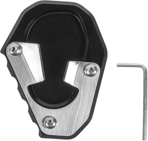 متوافق مع Triumph Tiger 900 Tiger900 GT Pro 2020-2023 Kickstand Foot Side Stand Stand Extension Expension Pad Pad Accedories ، Black in Kuwait