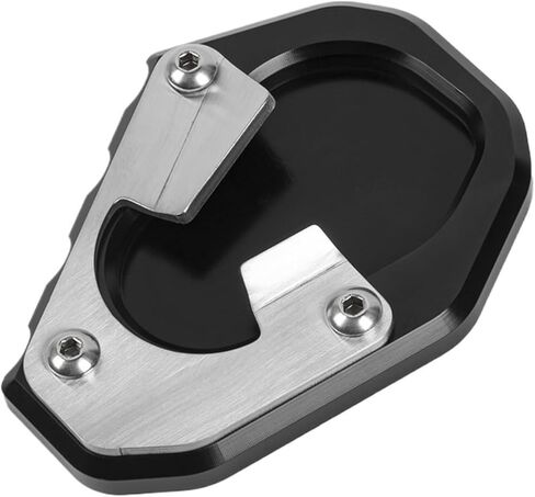 متوافق مع Triumph Tiger 900 Tiger900 GT Pro 2020-2023 Kickstand Foot Side Stand Stand Extension Expension Pad Pad Accedories ، Black in Kuwait