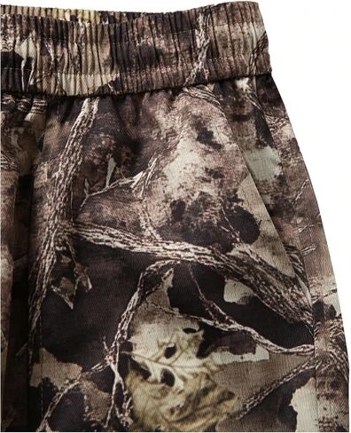 رجال سروال شحن الخصر CAMO CAMO يطبع بنطلون طويل الشارع مع جيوب in Saudi Arabia