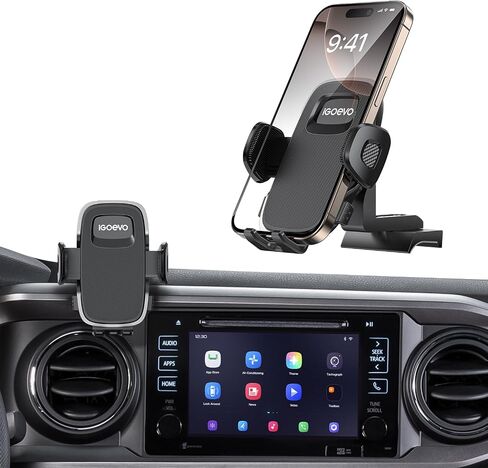 Upgraded Car Phone Holder with Adjustable Metal Base for Toyota Tacoma 2016-2023 One-Hand Operation, Strong Adhesive Dashboard iPhone Car Mount for 3rd Gen Tacoma 2017 2018 2019 2020 2021 2022 in Kuwait