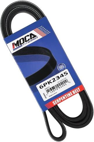 6PK2345 Serpentine Belt Fit 2006-2011 for Ford Crown Victoria 4.6L ، 2003-2015 for GMC Savana 3500 ، for Chevrolet Express 2500 6L ، 2006-2011 for Lincoln Town Car ، for Mercury Grand Marquis 4.6L in Saudi Arabia