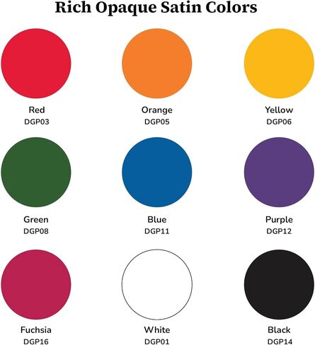 DecoArt Glass Paint, Pastels Color Set, Acrylic Paint Ideal for Glass and Glazed Ceramics, Self Leveling Smooth Finish, 2 Fl Oz Bottle (Pack of 9) in Saudi Arabia