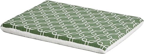 MidWest Homes for Pets Quiet Time Teflon Defender Dog Beds; Pet Beds Designed to Fit Folding Metal Dog Crates, Brown & White Geometric Pattern, 42-Inch in Saudi Arabia