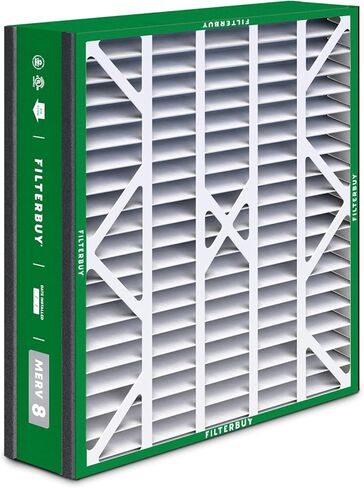 Filterbuy 17.5x21x5 Air Filter MERV 8 Dust Defense (4-Pack), Pleated HVAC AC Furnace Air Filters Replacement for Rheem, Ruud, and Protech (Actual Size: 17.13 x 20.63 x 4.38 Inches) in Saudi Arabia