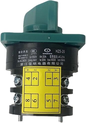 HZ5-20/4 L02 Universal Conversion Combination Rotary Power Cut-Off 2 Gears 2 Sections 4kw 20A in Saudi Arabia