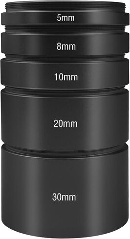 Alstar Astronomical 2"/M48-extension Tube Kit for Cameras and eyepieces -M48x0.75 on Both Sides - Length 8mm 10mm 20mm 30mm - for Better Astronomical Photography in Saudi Arabia