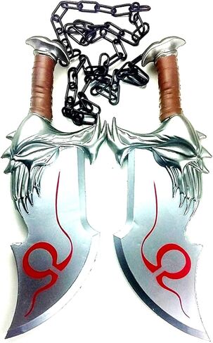 God of war: Kratos Blades of Chaos Foam 1:1 Scale Props Replica. Silver in Saudi Arabia