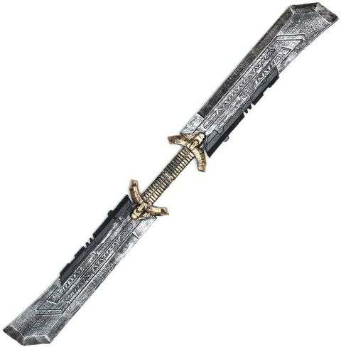 Double Edge Sword Pu Foam Cosplay Prop Replica Dual Blade Game in Saudi Arabia