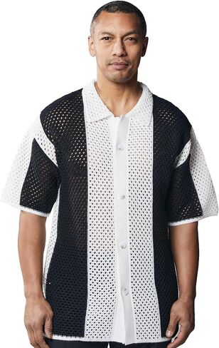 Stacy Adams Men's Fancy Crochet Shirt in Saudi Arabia