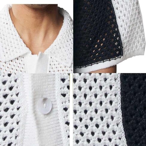 Stacy Adams Men's Fancy Crochet Shirt in Saudi Arabia