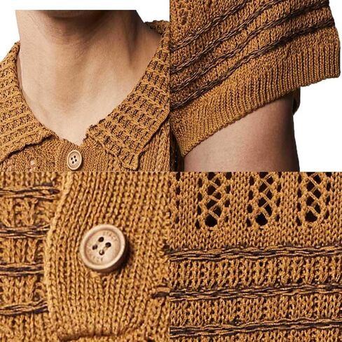 Stacy Adams Men's Fancy Crochet Shirt in Saudi Arabia
