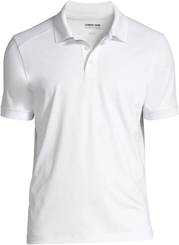 Lands' End Men's Short Sleeve Rapid Dry Active Polo Shirt in Saudi Arabia