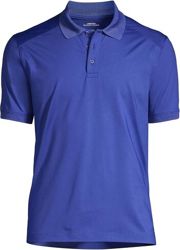 Lands' End Men's Short Sleeve Rapid Dry Active Polo Shirt in Saudi Arabia