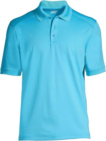 Lands' End Men's Short Sleeve Rapid Dry Active Polo Shirt in Saudi Arabia