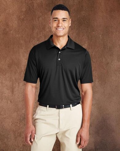 فريق 365 أداء منطقة الرجال البولو ، أسود ، كبير in Kuwait