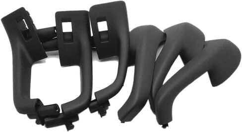 7pcs أسود مقبض الباب الداخلي تبديل نافذة التبديل غلاف الإطار للغولف 5 gti-mk5 jetta inner armrest 1k0 868 in Saudi Arabia