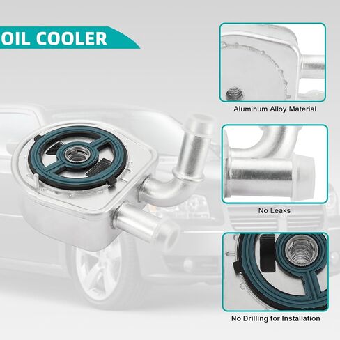 LF6W14700A مبرد زيت المحرك مع حشية ل MAZDA 3 2.0L 2010-2012 ، MAZDA 3 2.3L/2.5L 2010-2013 ، MAZDA 5 2.3L 2008-2010 ، MAZDA 5 2.5L 2012-2013 ، CX-7 2.3L/2.5L 2010-2012 L4 ، in Saudi Arabia