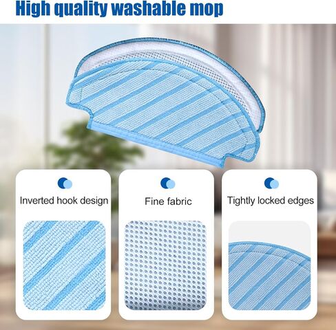 مرشحات بديلة لـ ECOVACS Deebot Ozmo T8 T8+ T8 Aivi T8 AIVI+ T8 MAX T9+ T5 N8+ / N8+ N8 Pro N8 Pro + / N8 Pro+ N10 + N7 OZMO 920 950 لمكنسات محطة Yeedi Vac 2 Pro Vac Max Vac in Saudi Arabia