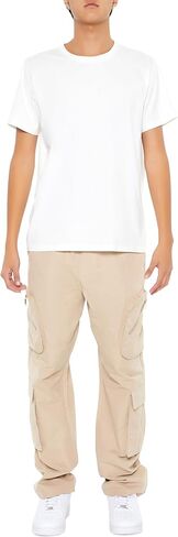 Forever 21 Men's Slim-fit Drawstring Cargo Pants in Saudi Arabia