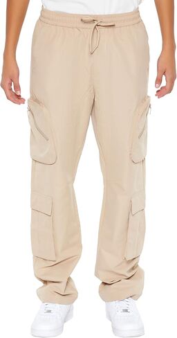 Forever 21 Men's Slim-fit Drawstring Cargo Pants in Saudi Arabia