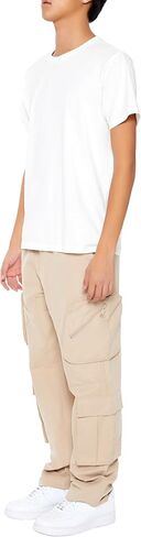 Forever 21 Men's Slim-fit Drawstring Cargo Pants in Saudi Arabia