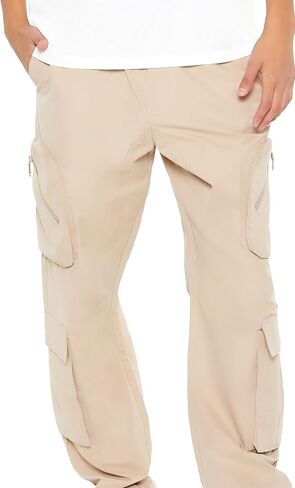 Forever 21 Men's Slim-fit Drawstring Cargo Pants in Saudi Arabia