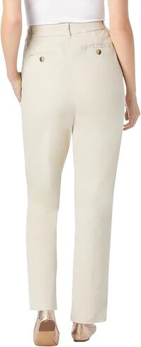 Woman Within Plus Size Tall Adjustable Waist Straight-Leg Chino in Saudi Arabia