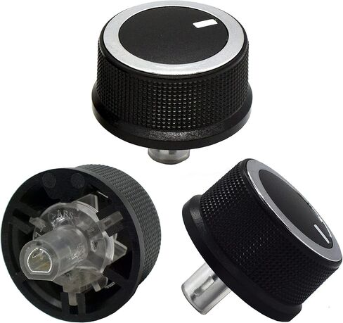 RLDYM AC Control Control knob 3pcs متوافق مع 2008-2021 شيفروليه ، للفترة 2008-2017 GMC Savana 84141127 in Saudi Arabia